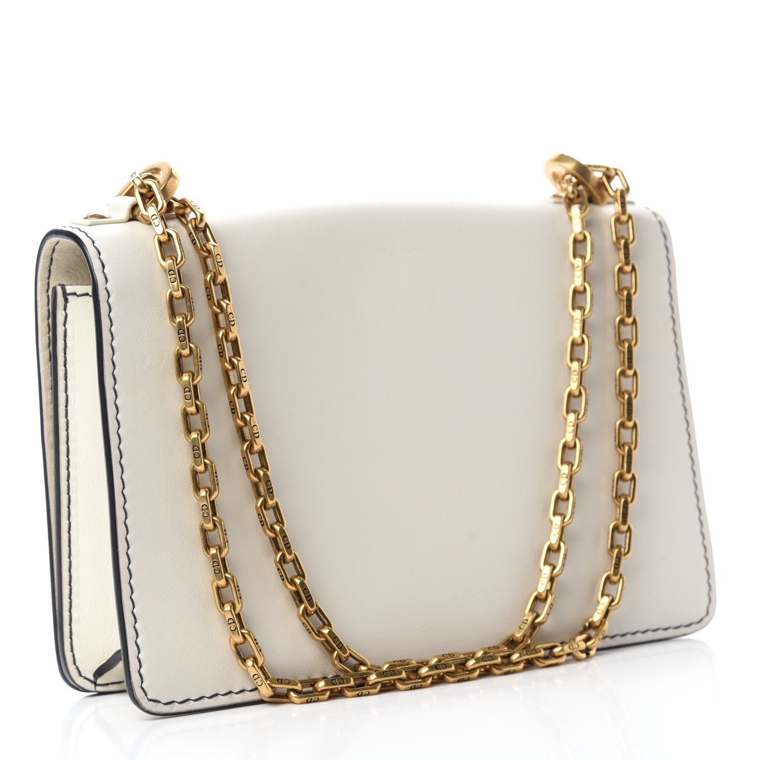 Christian Dior Calfskin J'Adior Chain Flap Bag Off White 3 of 10