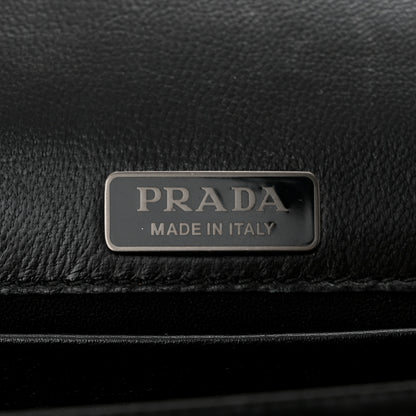 Prada Velvet Impuntu Cahier Bag Black 6 of 9