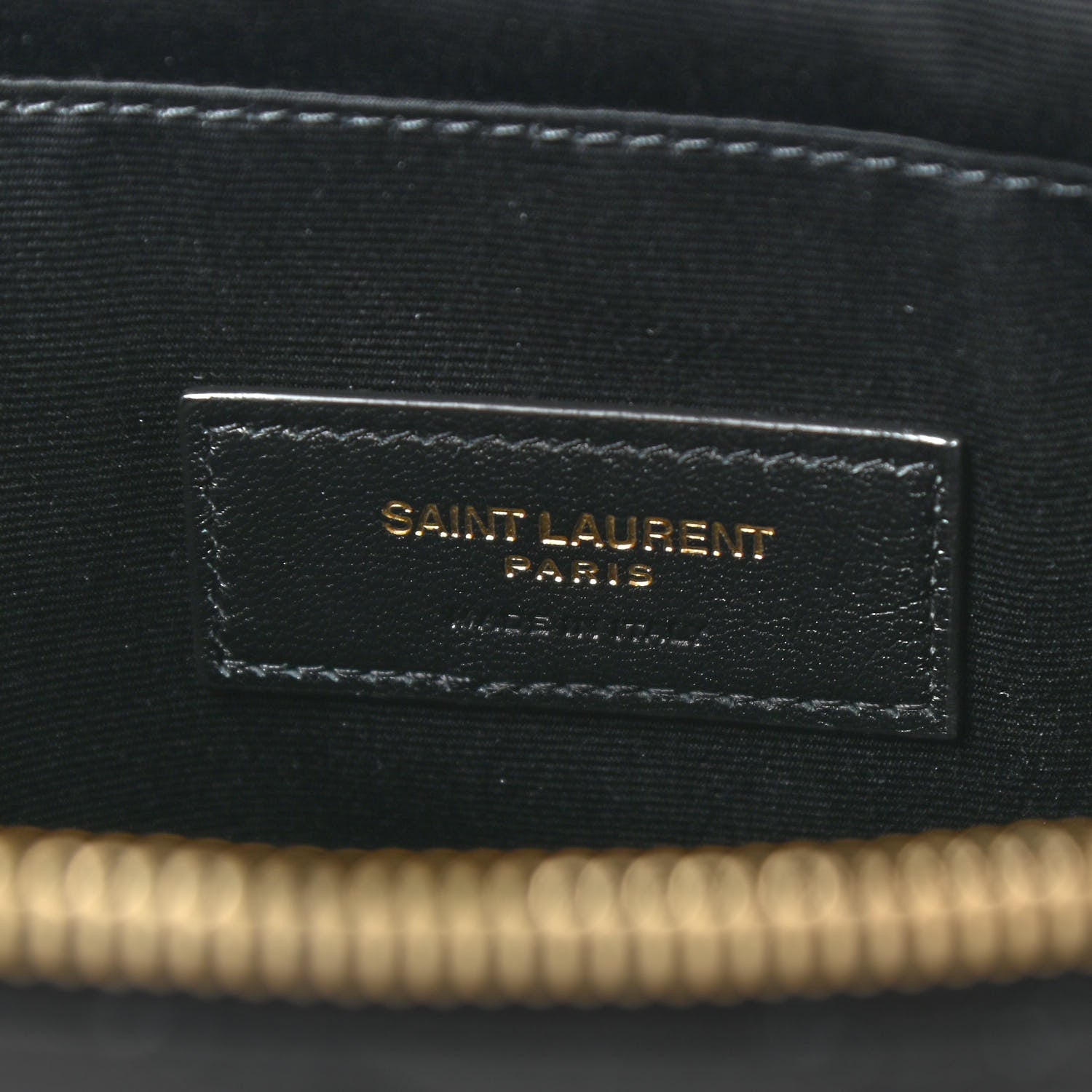 Saint Laurent Calfskin Matelasse Monogram Cassandre Tablet Pouch Black 6 of 7