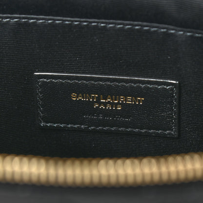 Saint Laurent Calfskin Matelasse Monogram Cassandre Tablet Pouch Black 6 of 7