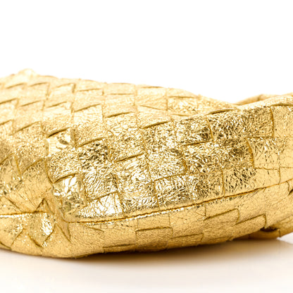 Bottega Veneta Metallic Nappa Intrecciato Mini Jodie Gold 10 of 10