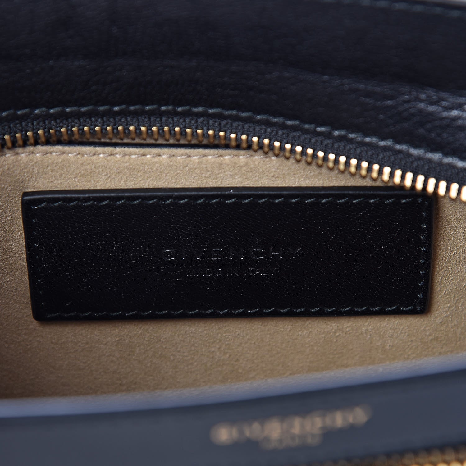 Givenchy Goatskin Diamond Quilted Pocket Crossbody Black 6 of 10