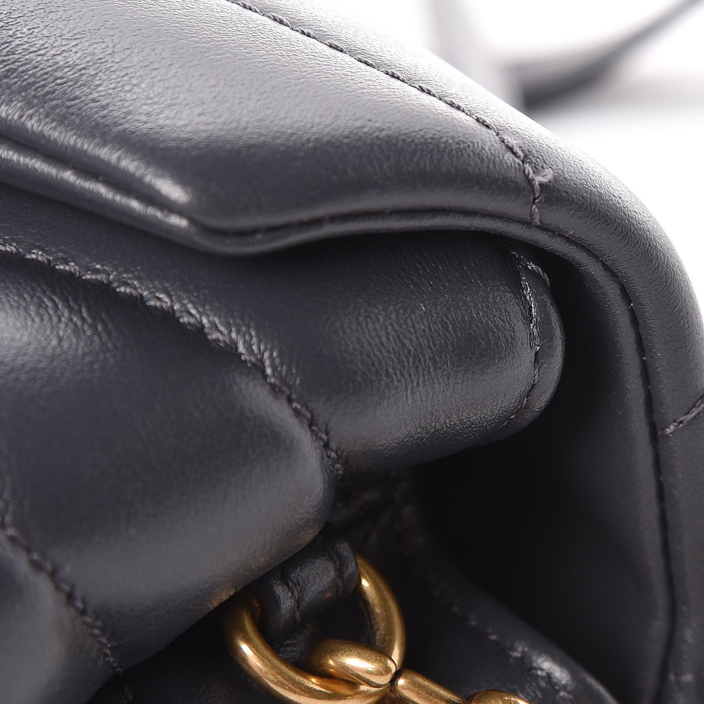 Calfskin Y Quilted Monogram Toy Loulou Crossbody Bag Asphalt