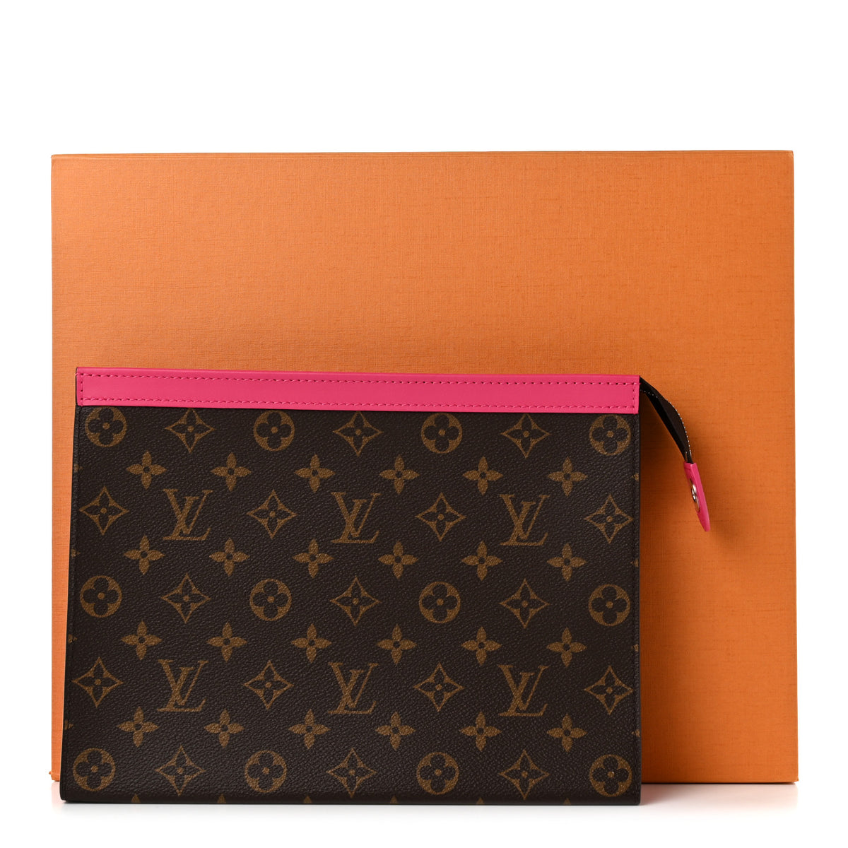 Monogram Macassar Pochette Voyage MM Fuchsia