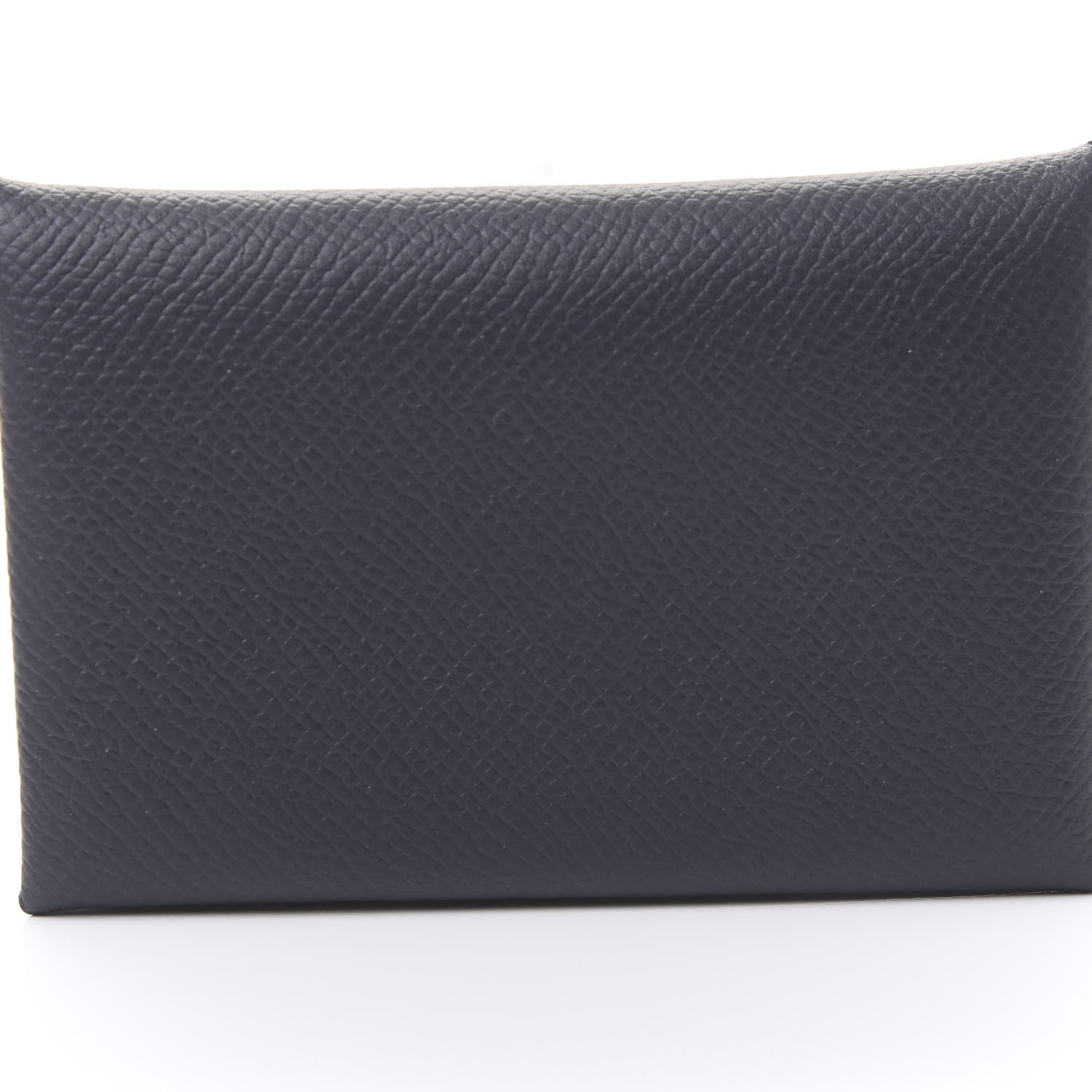 Hermes Epsom Verso Calvi Card Case Bleu Indigo Vert Amande 8 of 9
