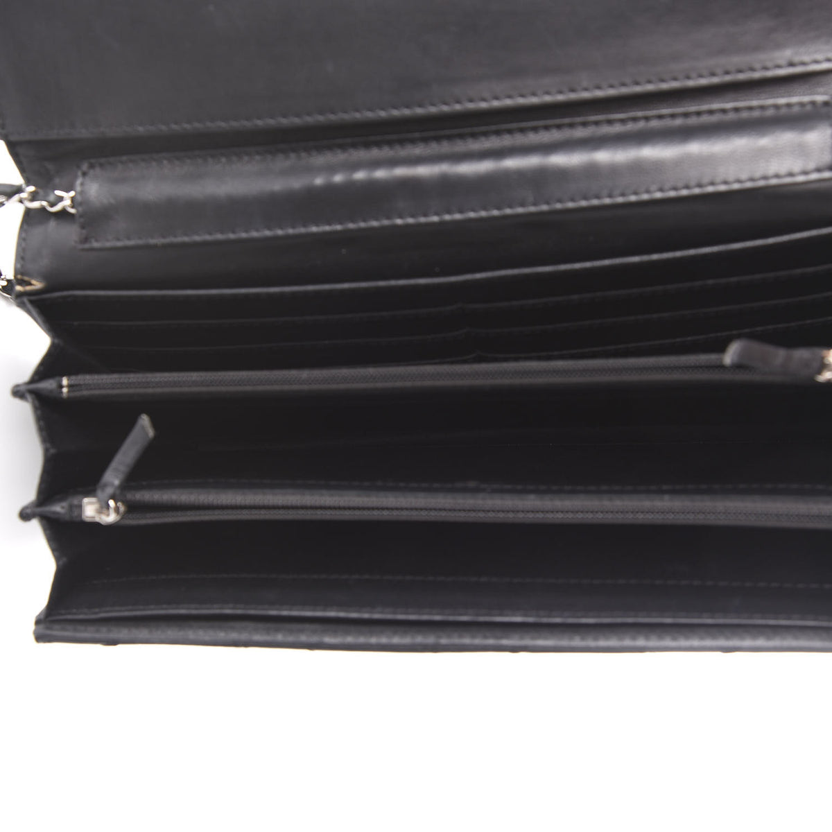 Chanel Lambskin Ultimate Stitch Clutch Flap Black 4 of 10