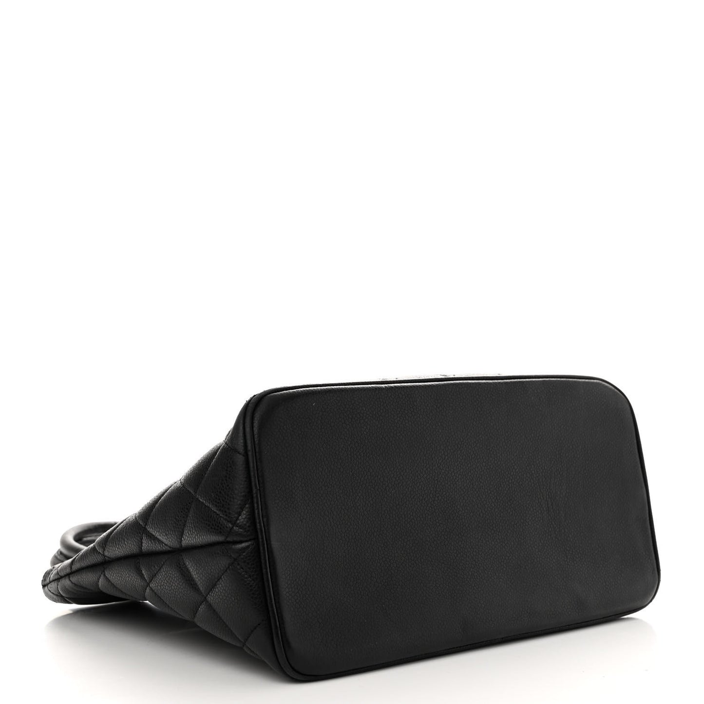 Caviar Quilted Medallion Tote Black