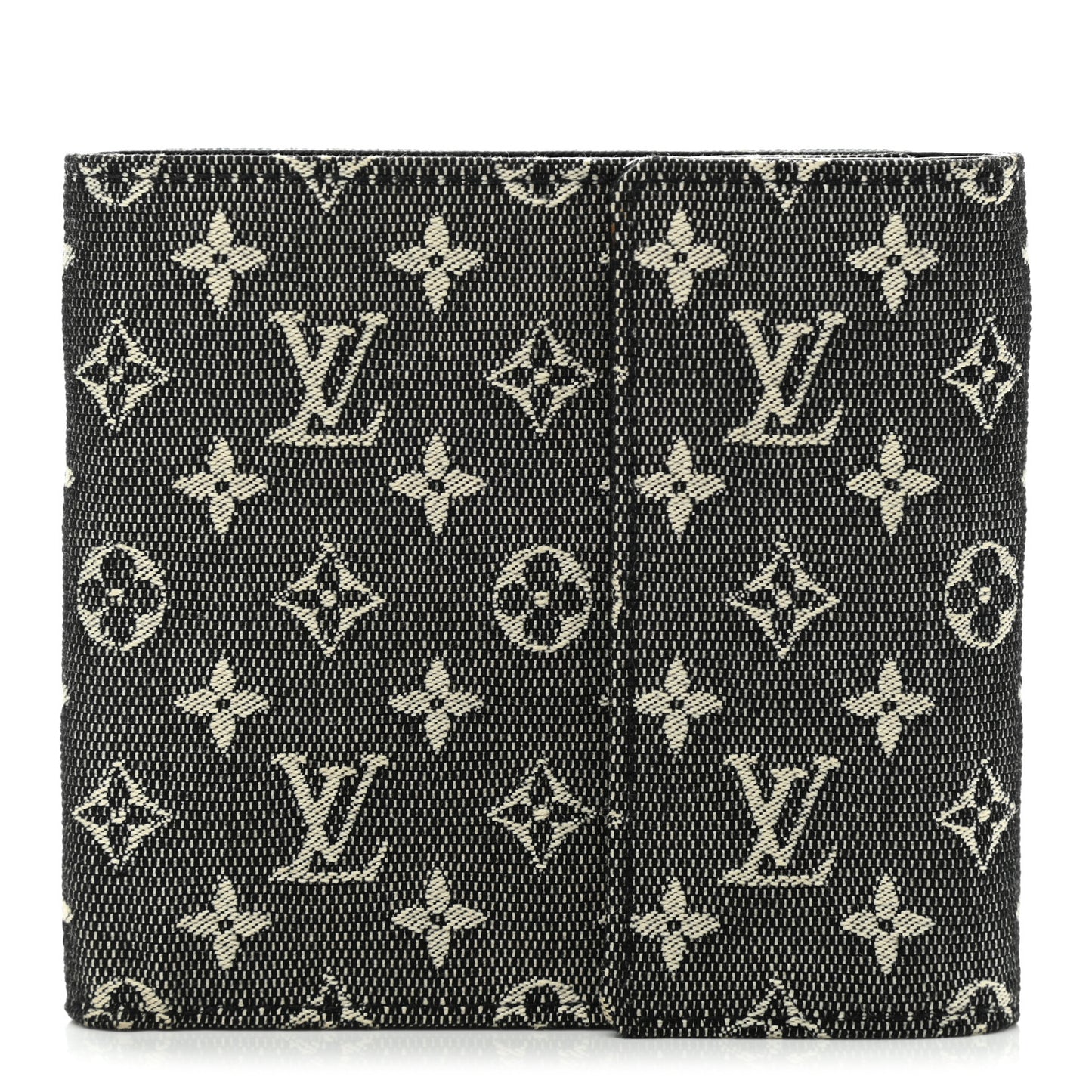 Mini Monogram Compact Wallet Blue