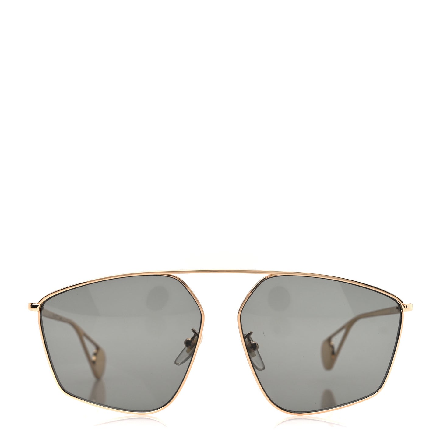 Square Frame GG0437SA Sunglasses Gold