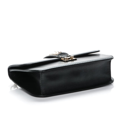 Valentino Garavani Vitello Medium Glam Lock Rockstud Flap Black 4 of 6
