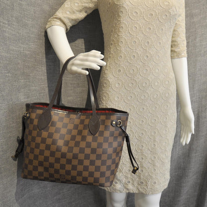 Louis Vuitton Damier Ebene Neverfull PM 3 of 9