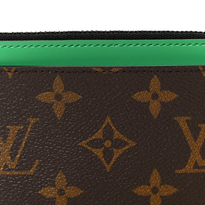 Louis Vuitton Monogram Calfskin Coin Card Holder Minty Green 7 of 8