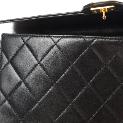 Chanel Lambskin Quilted Medium Single Flap Black 13 of 16