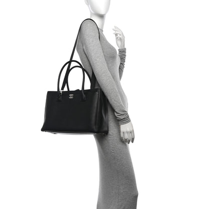 Chanel Calfskin Cerf Executive Shopper Tote Black 2 of 12