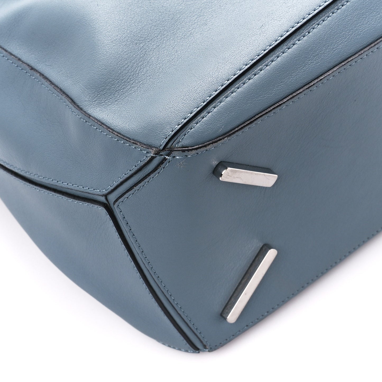 Calfskin Medium Puzzle Bag Blue