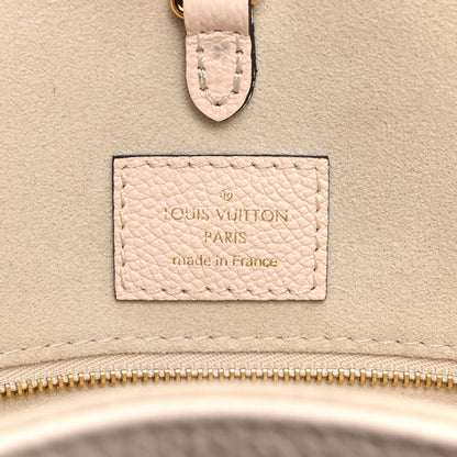 Louis Vuitton Empreinte Monogram Giant By The Pool Onthego MM Cream Saffron 6 of 9