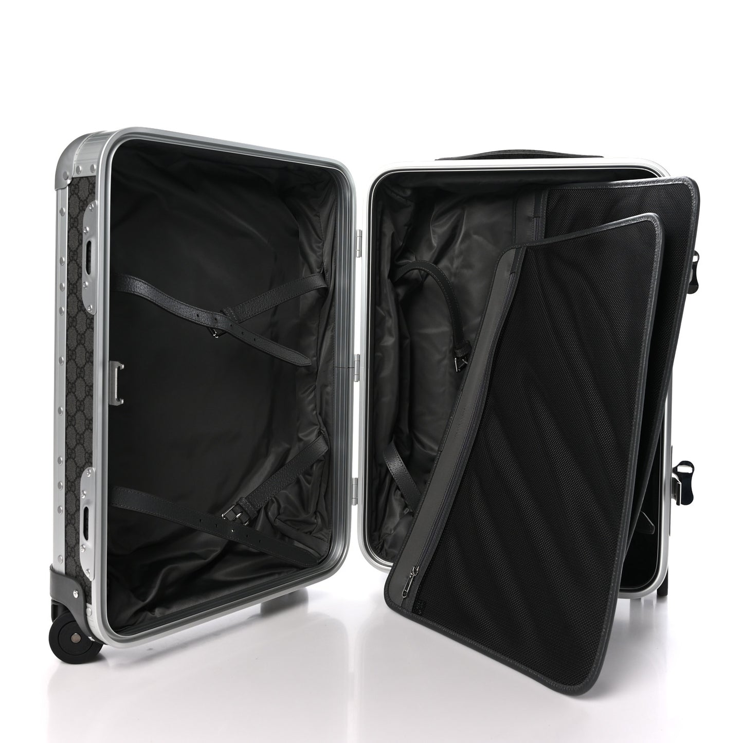 GG Supreme Monogram Porter Carry On Suitcase