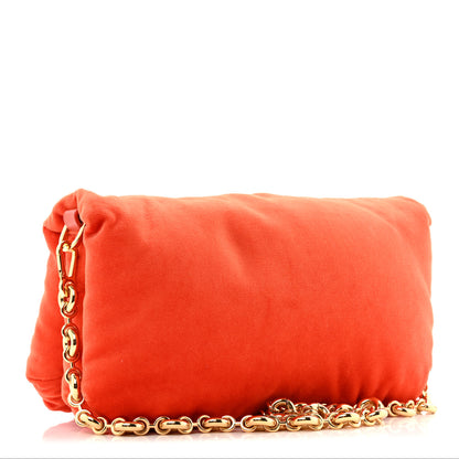 Loewe Velvet Mini Goya Puffer Bag Orange 3 of 11