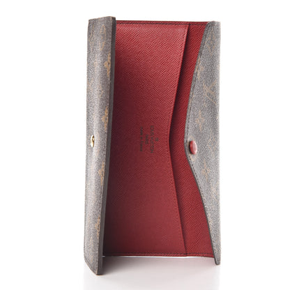 Louis Vuitton Monogram Josephine Wallet Red 6 of 13