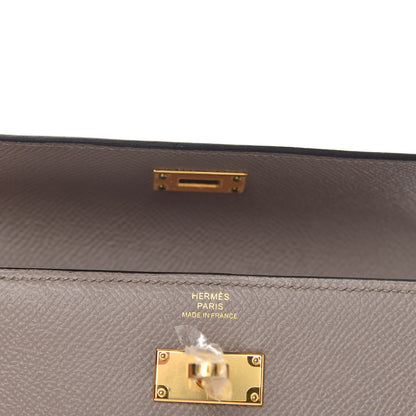 Hermes Epsom Medium Kelly Wallet Gris Asphalte 6 of 7