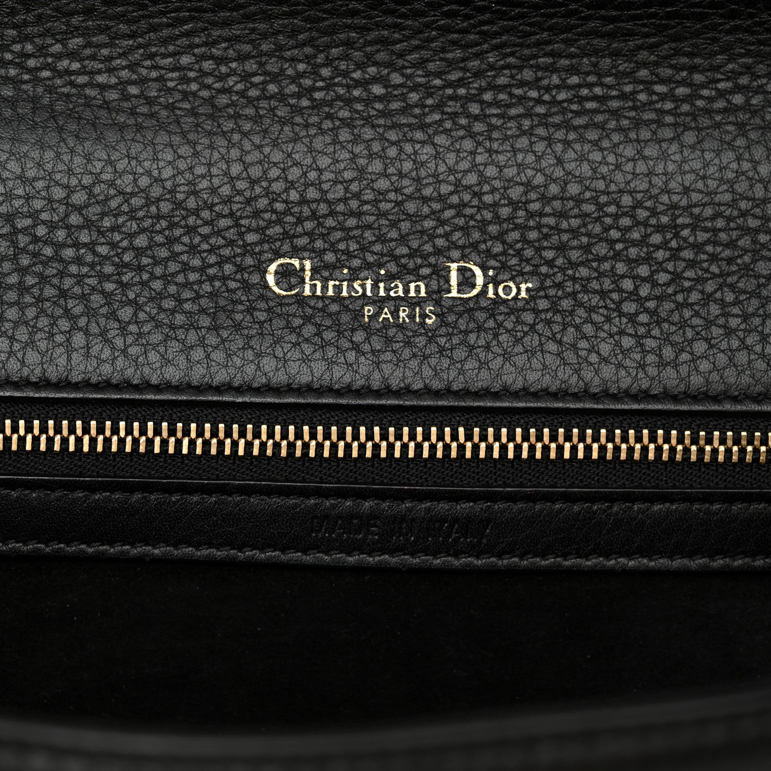 Christian Dior Grained Calfskin Small Diorama Flap Bag Black 6 of 13