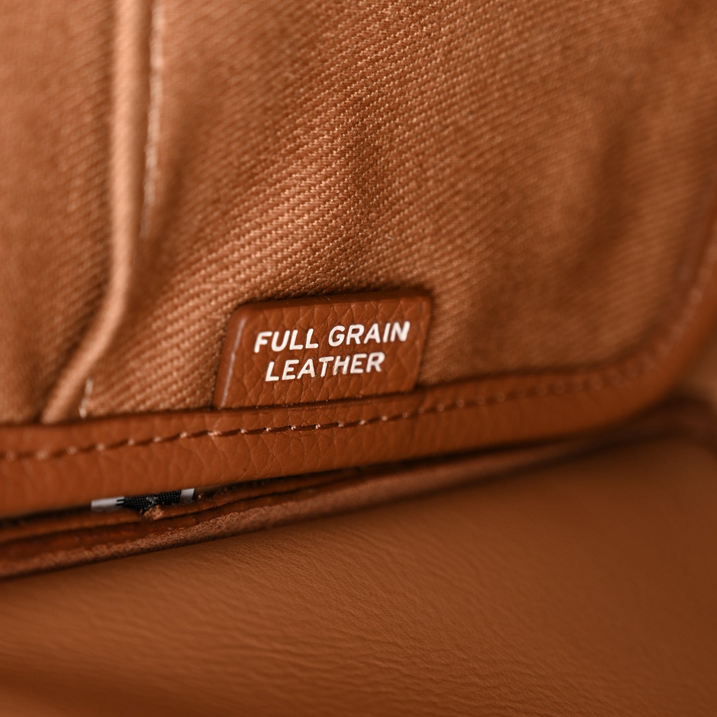 Grained Calfskin Small The Tote Bag Argan Oil