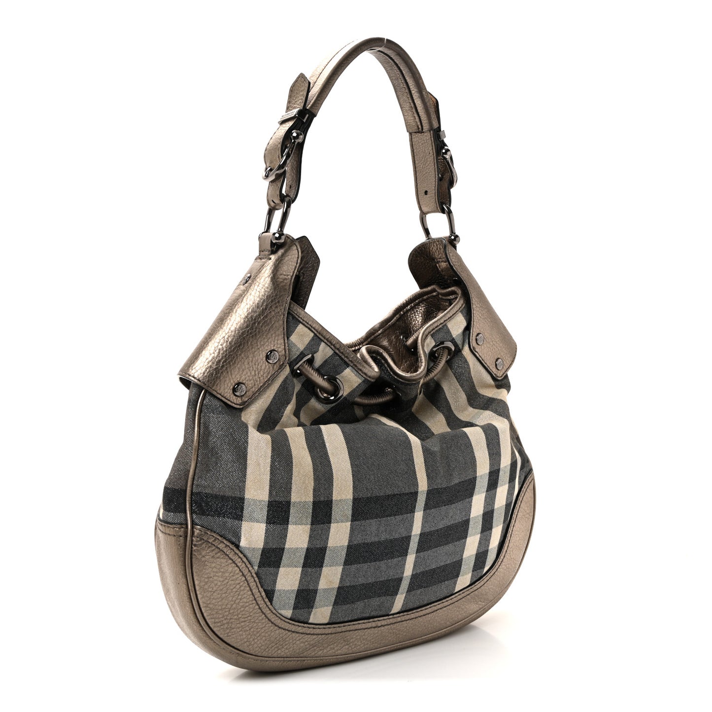 Shimmer Check Hobo Pewter