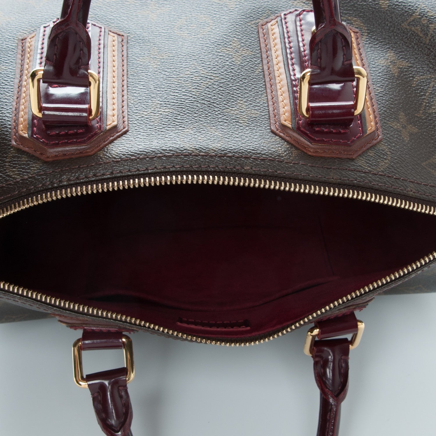 Louis Vuitton Monogram Mirage Speedy 30 Bordeaux 6 of 7