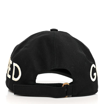 Gucci Cotton Loved Gucci Baseball Hat S Black 6 of 12