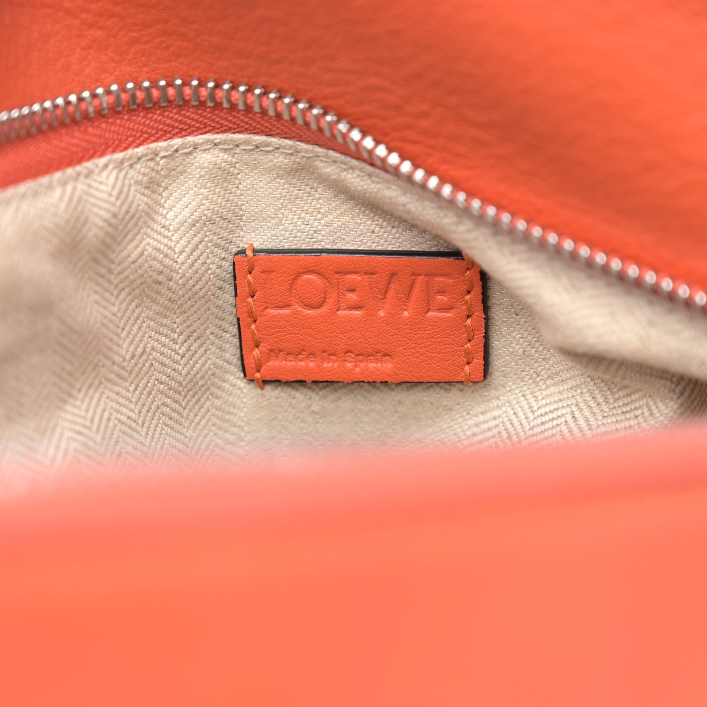 Calfskin Small Puzzle Bag Coral