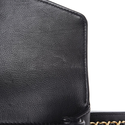 Chanel Calfskin Quilted Flap Waist Bag Black 13 of 14