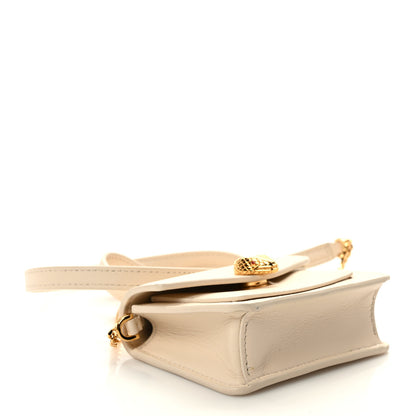 Bulgari Calfskin Serpenti Forever Micro Bag Ivory 4 of 10