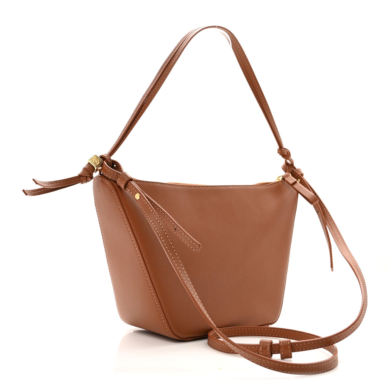 Loewe Calfskin Mini Hammock Hobo Tan 3 of 12