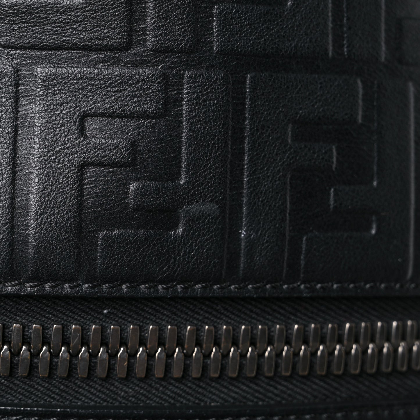 Vitello Grace FF 1974 Embossed Backpack Black