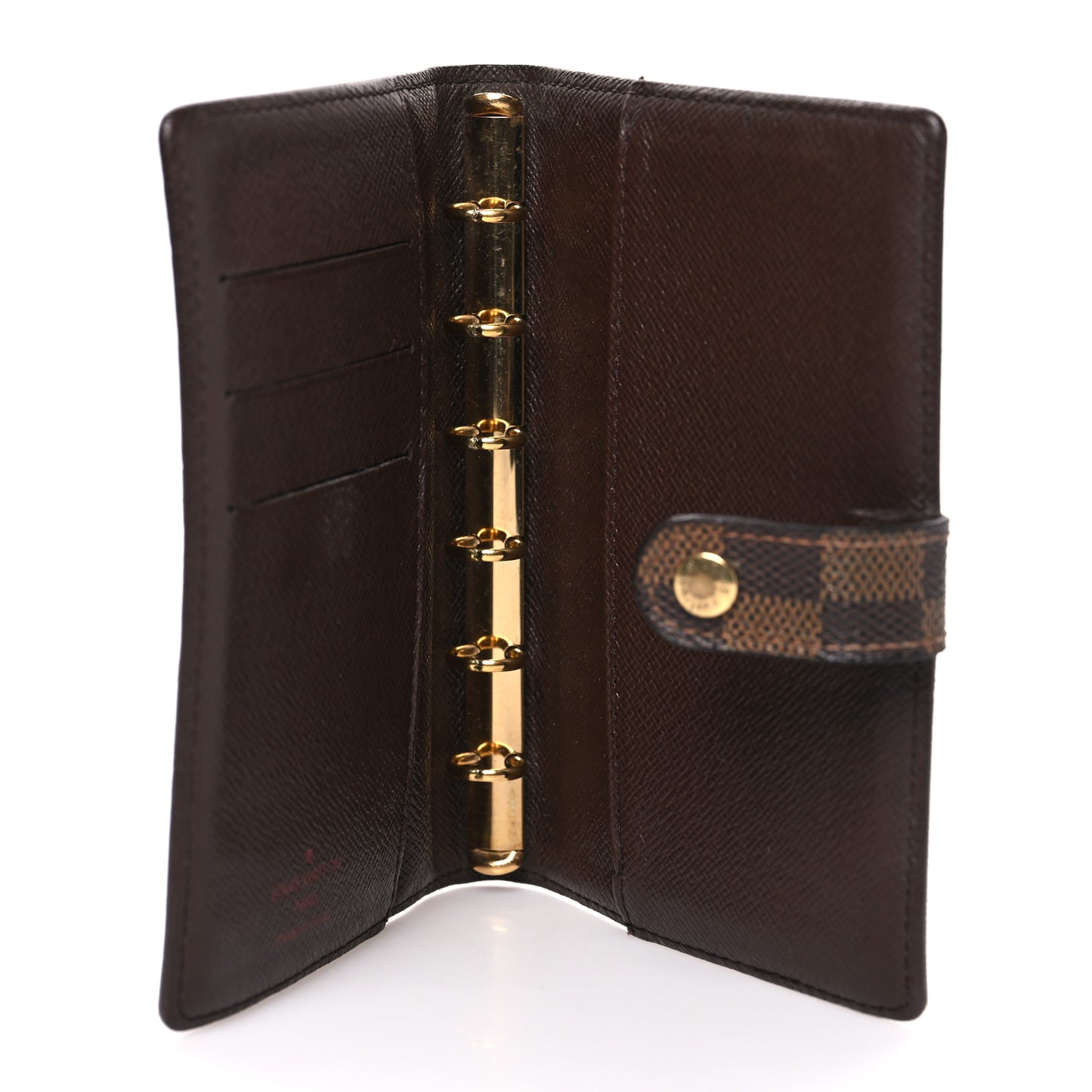 Damier Ebene Small Ring Agenda Cover