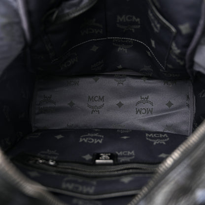 MCM Visetos Medium Stark Backpack Black 6 of 12