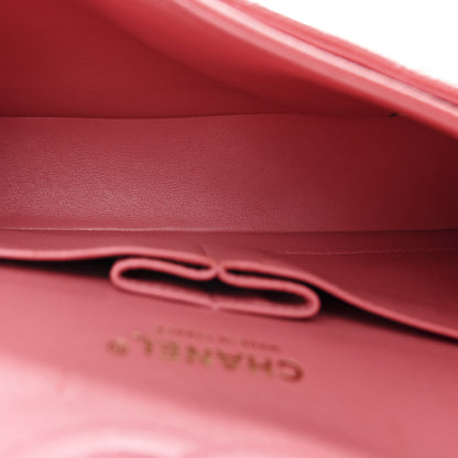 Chanel Iridescent Caviar Quilted Medium Double Flap Dark Pink 5 of 11