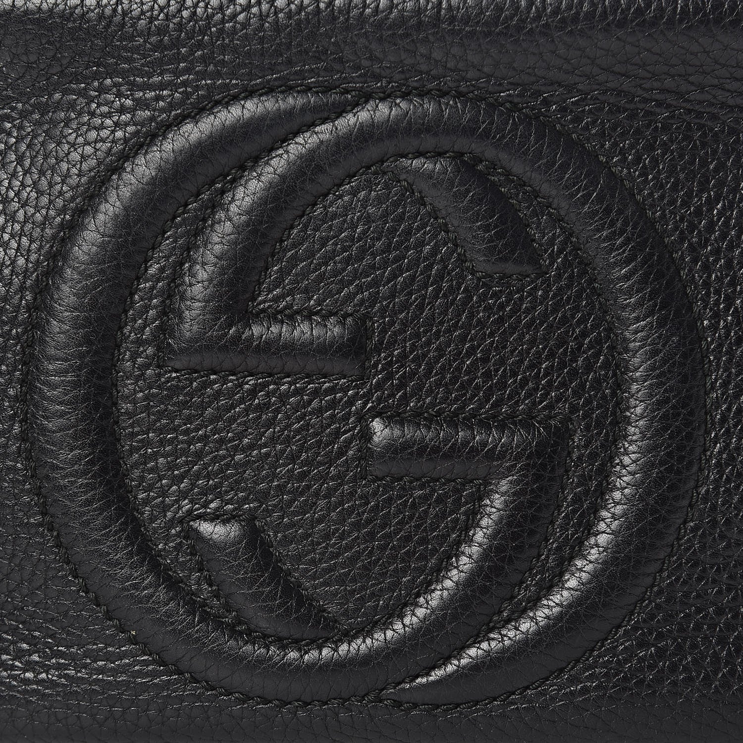 Gucci Pebbled Calfskin Small Soho Disco Bag Black 8 of 16