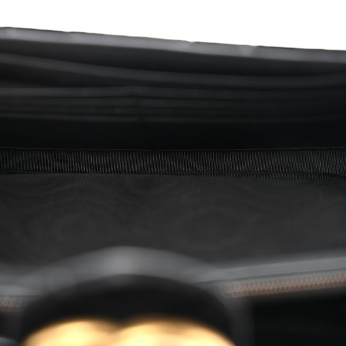 Gucci Velvet Matelasse GG Marmont Chain Wallet Black 5 of 12