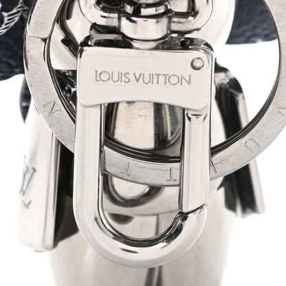Louis Vuitton Monogram Vivienne Bag Charm Key Holder Ink 3 of 5