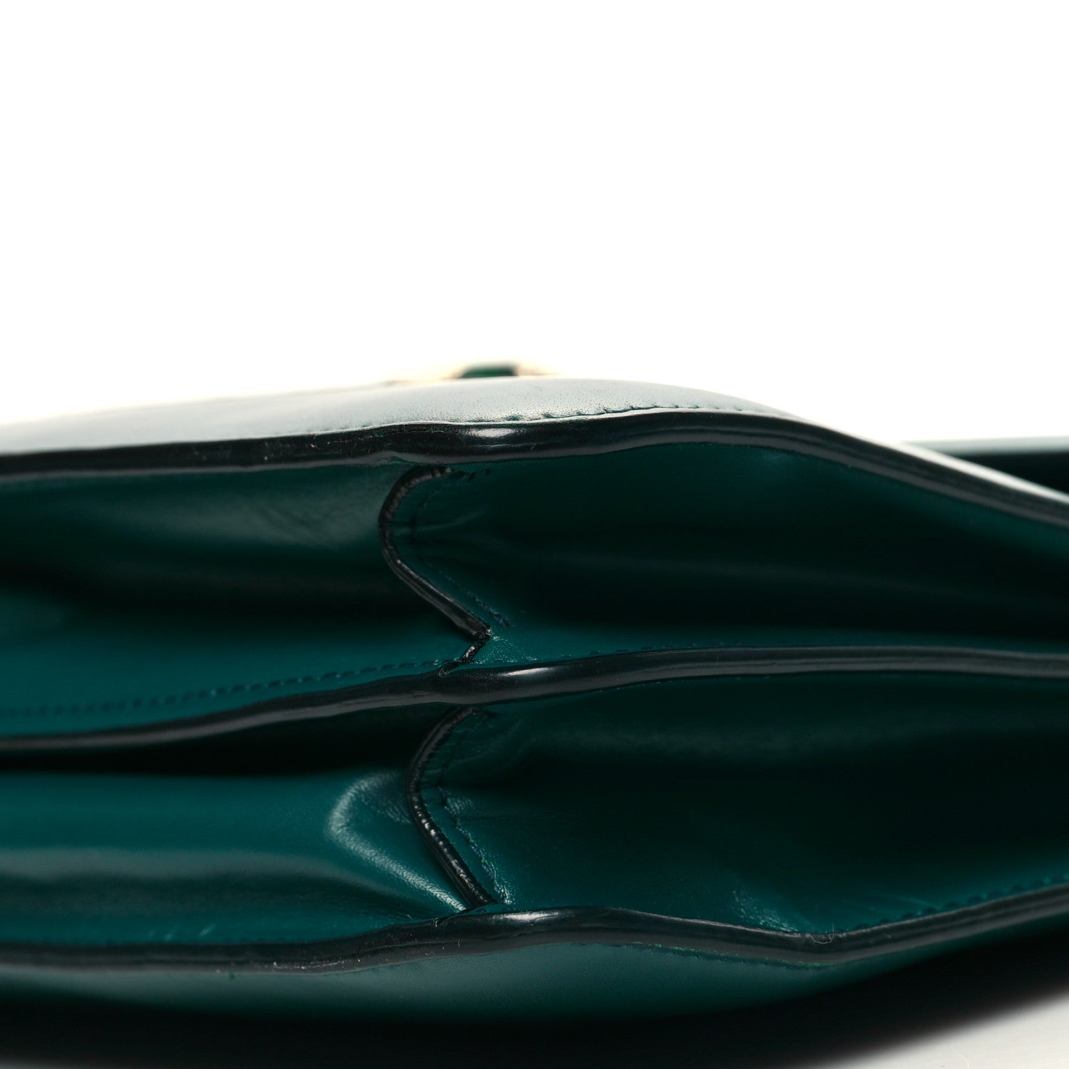 Bulgari Calfskin Large Serpenti Forever Top Handle Emerald Green 10 of 12