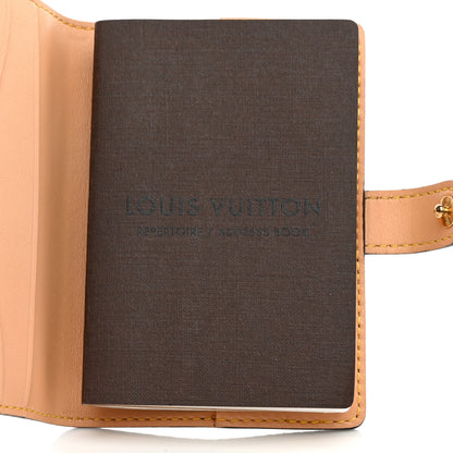 Louis Vuitton Monogram Cherry Blossom Carnet de Bal Mini Agenda Cover Brown 6 of 8