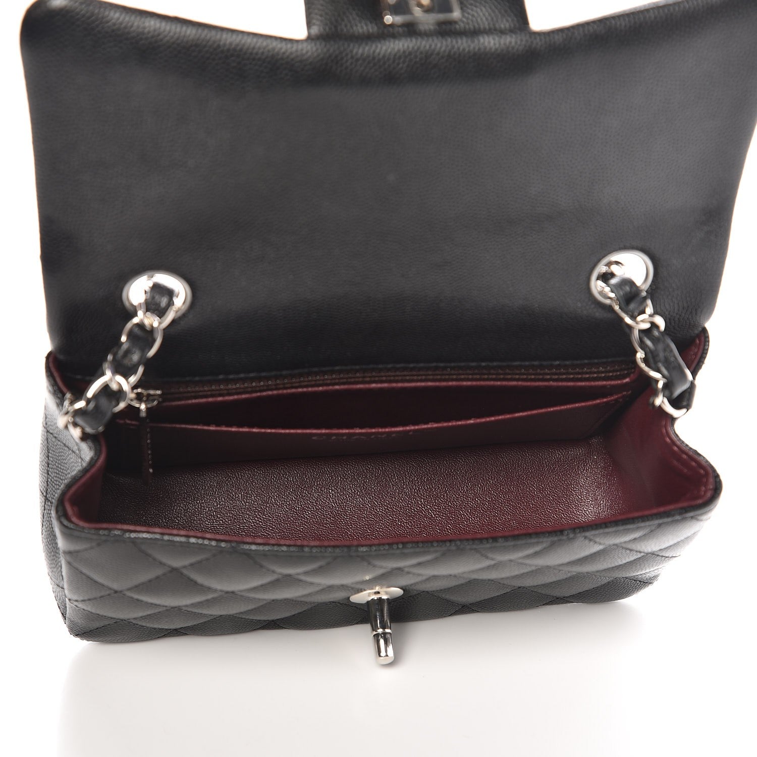 Chanel Caviar Quilted Mini Rectangular Flap Black 5 of 7
