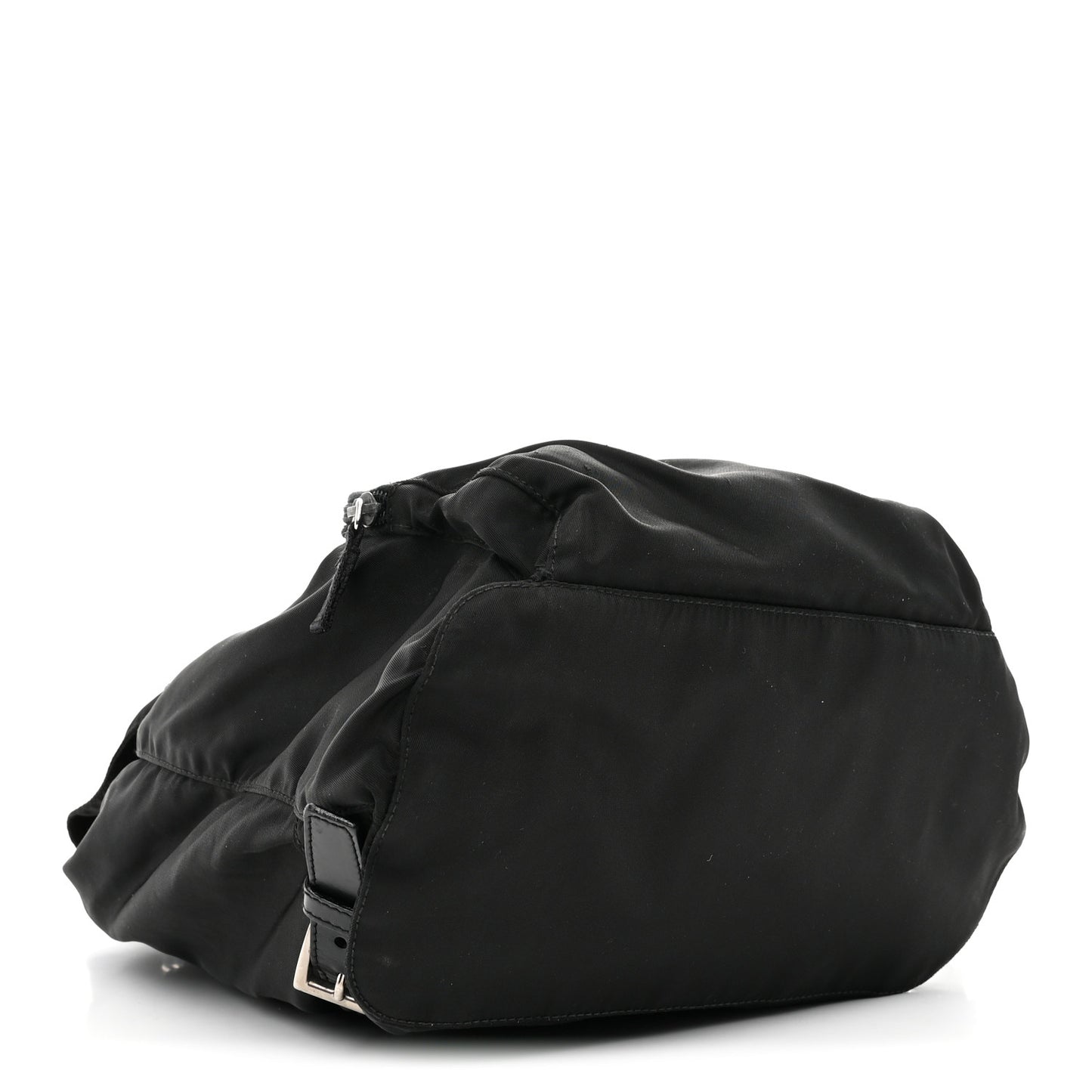 Tessuto Nylon Vela Cinch Backpack Black