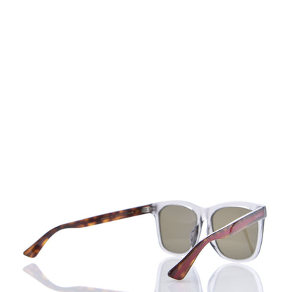 Gucci Acetate Square Frame Web Sunglasses GG0057SK Grey Havana 5 of 8