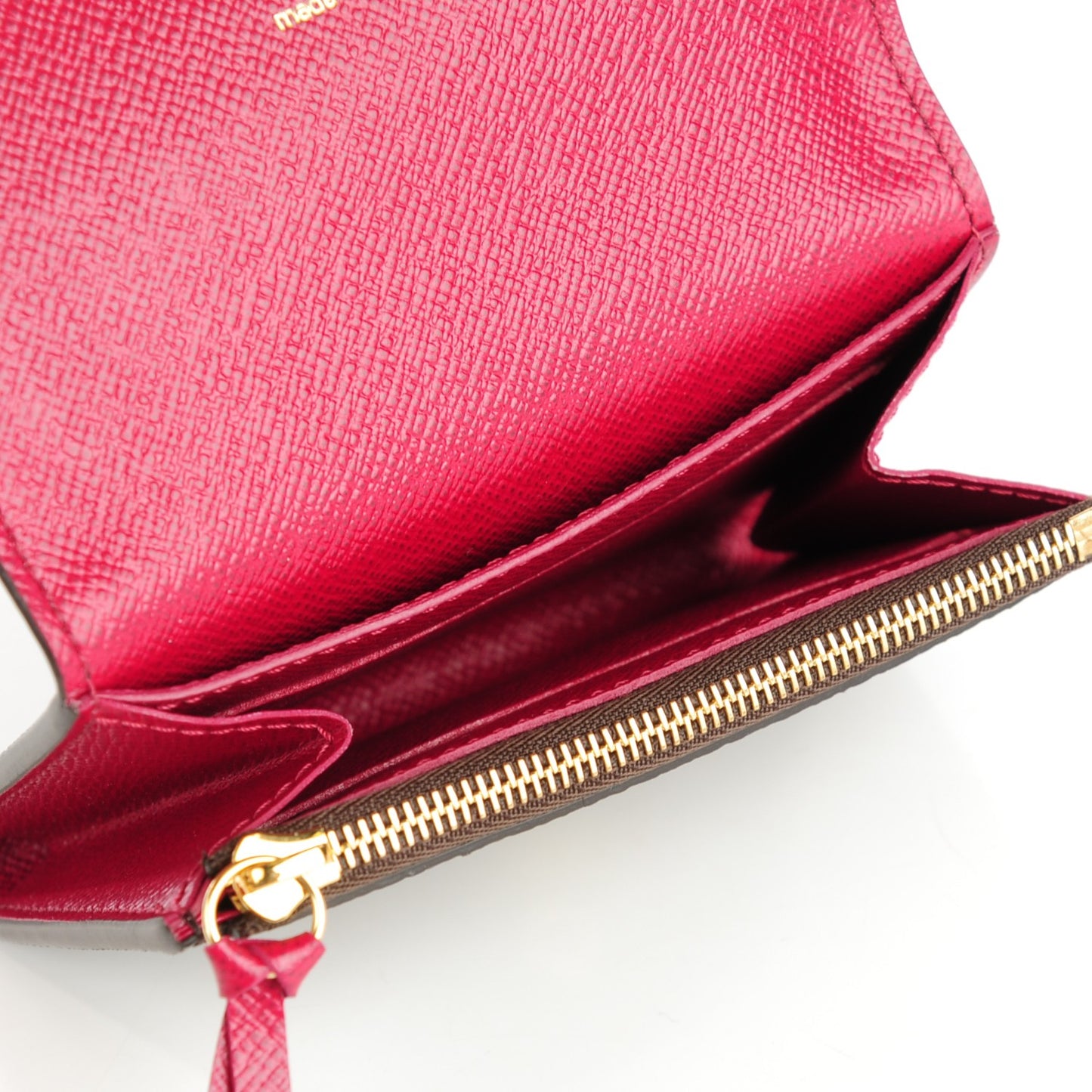 Monogram Rosalie Coin Purse Fuchsia