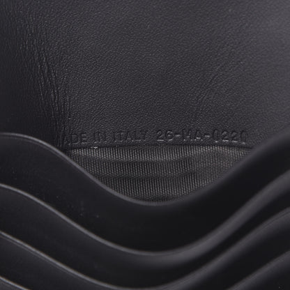 Christian Dior Ultra Matte Calfskin Cannage Large Lady Dior Zip Wallet Black 6 of 7