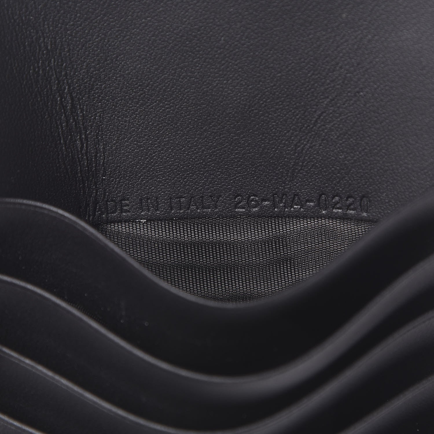 Christian Dior Ultra Matte Calfskin Cannage Large Lady Dior Zip Wallet Black 7 of 8