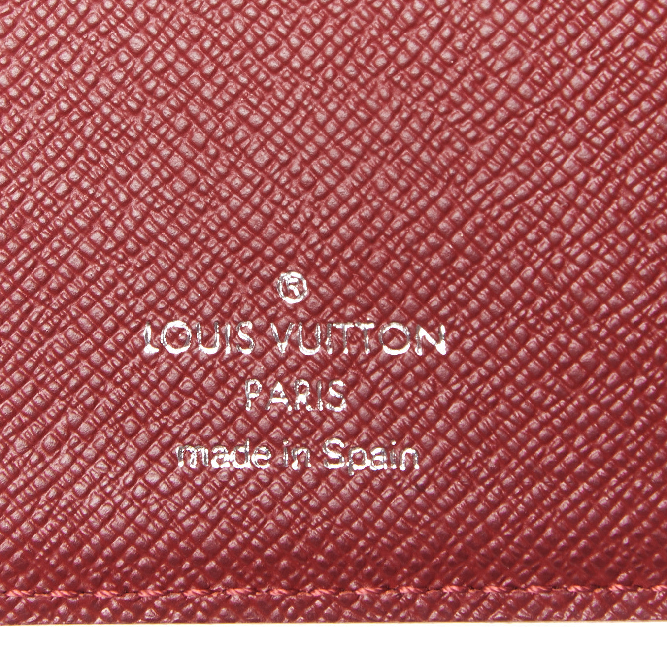 Epi Small Ring Agenda Cover Rouge