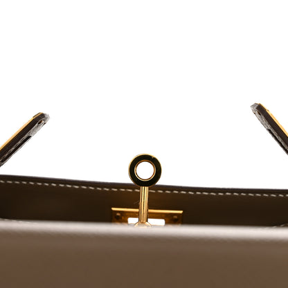Hermes Epsom Mini Kelly Sellier 20 Etoupe 12 of 14
